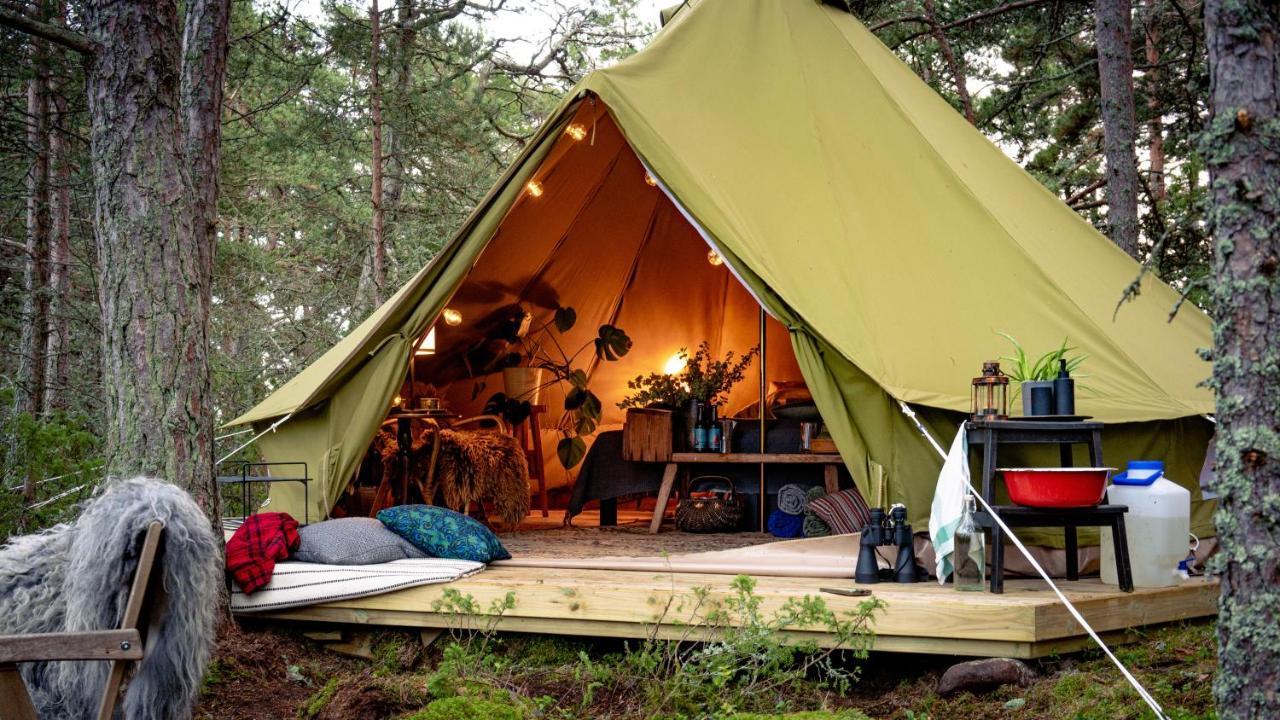 Braennskaer Cottages & Glamping بارجاس المظهر الخارجي الصورة